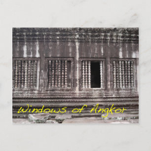 Windows of Angkor Postcard