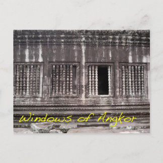 Windows of Angkor Postcard
