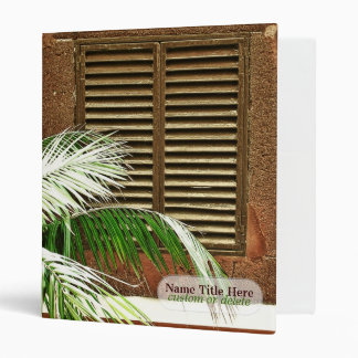 Windows of Character, Funchal Vinyl lBinder Binder