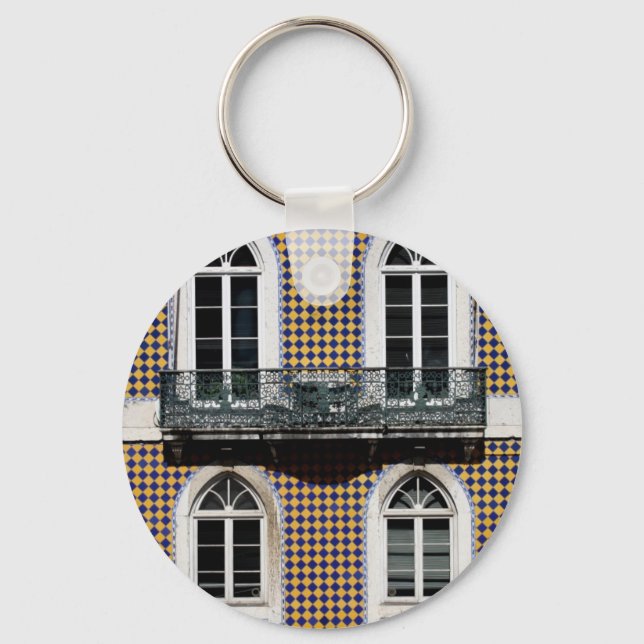 Windows of Lisbon Keychain (Front)