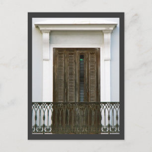 Windows of Old San Juan, Puerto Rico Postcard