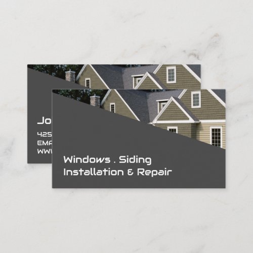 Windows Siding Business Card
