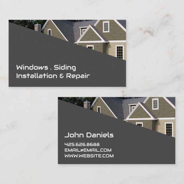 Windows Siding Business Card (Front/Back)
