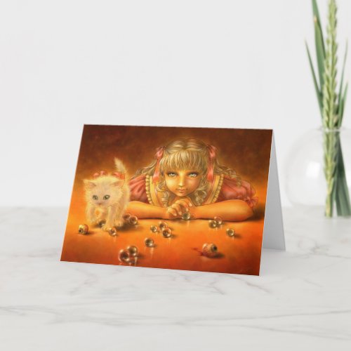 Windows to Your Soul Dark Fantasy Greeting Card