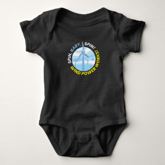 Windpower Wind Power Works Wind Energy Baby Bodysuit