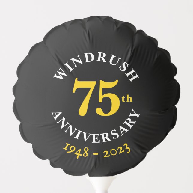 Windrush 75th Anniversary Balloon (Front)