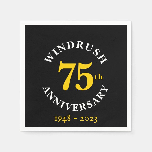 Windrush 75th Anniversary Paper Napkins (Front)