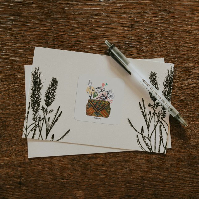 Winds in the East Square Sticker (Sticker on paper)