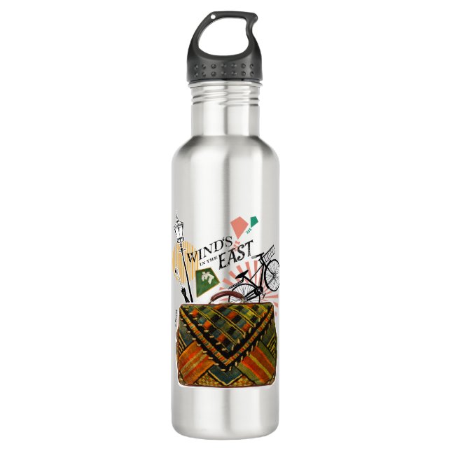 Winds in the East Stainless Steel Water Bottle (Front)