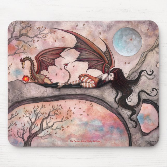 Winds of Autumn Gothic Fantasy Mousepad (Front)