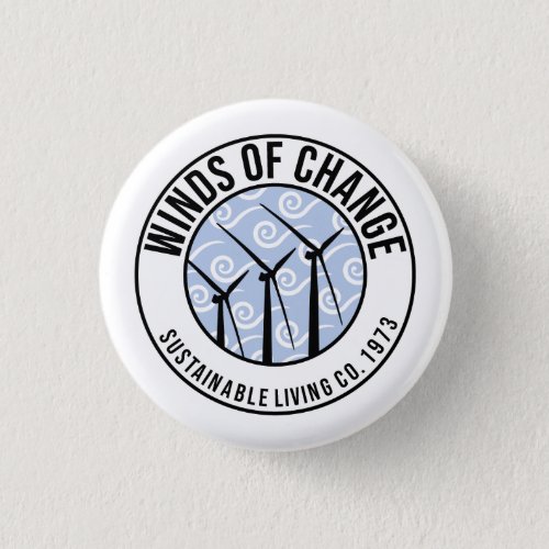 Winds of Change 3cm round badge Button