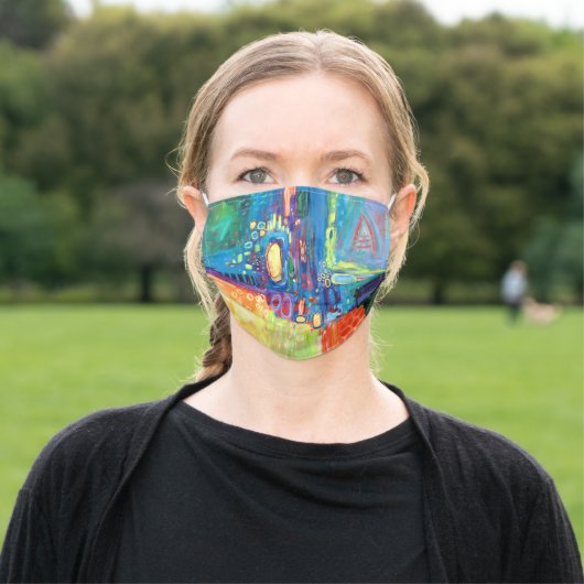 "Winds of Destiny" Adult Cloth Face Mask (Outside)