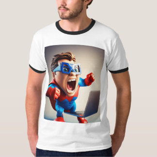 Winds of Power: Superhero T-Shirt Collection