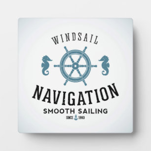 Windsail Navigation Poster Plaque