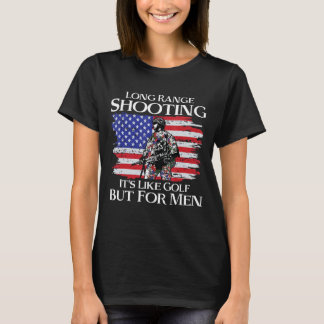 Windscreen shooting is like golf for men's pistol T-Shirt