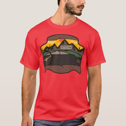 Windshield Mountain View  T_Shirt