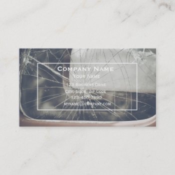 Windshield Repair Business Card by bbourdages at Zazzle
