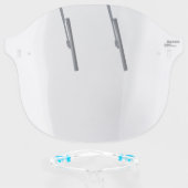 Windshield Wipers Funny Face Shield (Front w/Glasses)