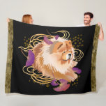 WINDSONG - Chow  fleece blanket - 3 sizes