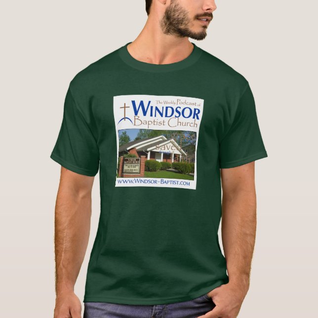 Windsor Baptist Church Podcast T-Shirt (Front)