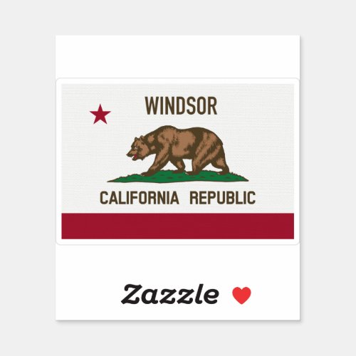Windsor CA Sticker