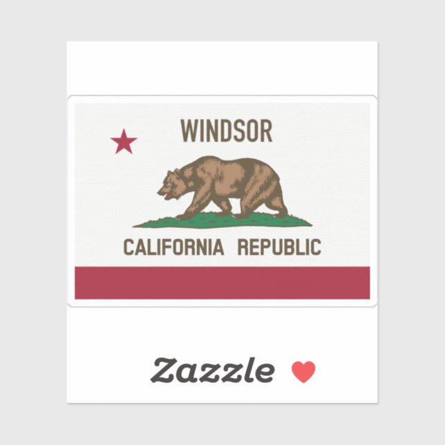 Windsor CA Sticker (Sheet)