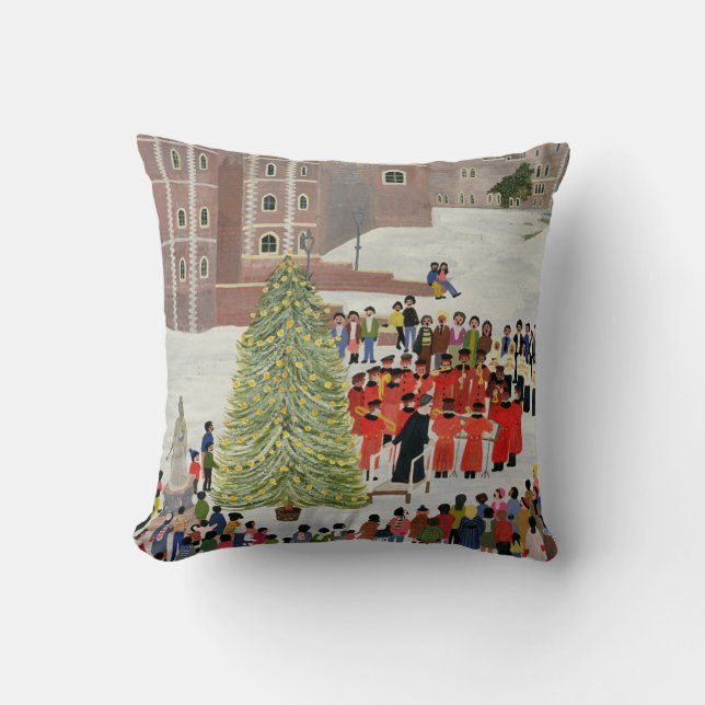 Windsor Castle Carol Concert 1989 Throw Pillow (Front)