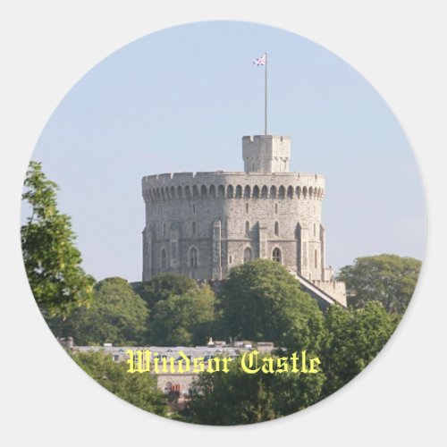 Windsor Castle Classic Round Sticker