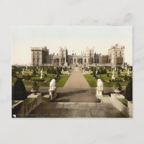 Windsor Castle East Terrace c1895 Postcard