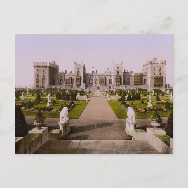 Windsor Castle, England (c. 1900) Postcard (Front)