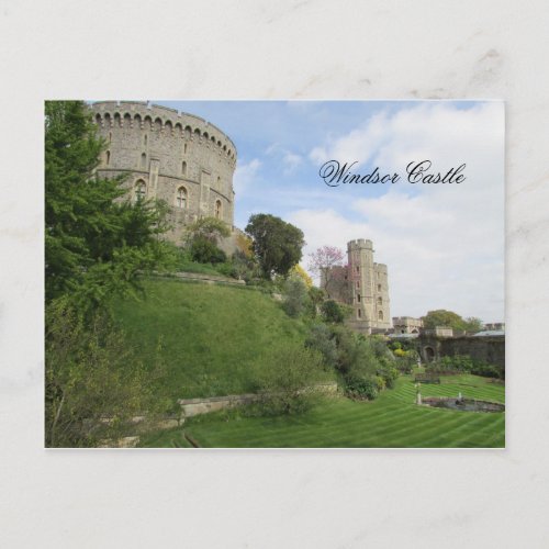 Windsor Castle England Vacation Postcard Travel