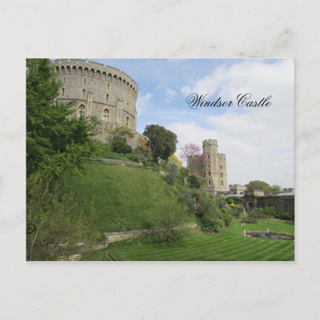 Windsor Castle England Vacation Postcard Travel (Front)