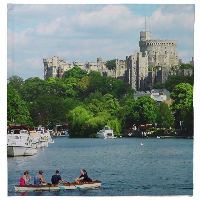 Windsor Castle from the Thames Napkin (Front)