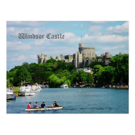 Windsor Castle from the Thames Postcard