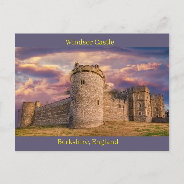Windsor Castle Postcard (Front)