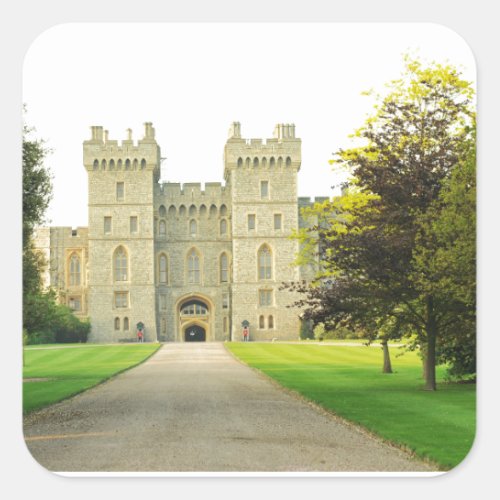 Windsor Castle Square Sticker
