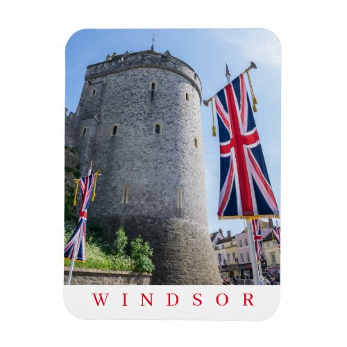 Windsor Castle tower fridge magnet