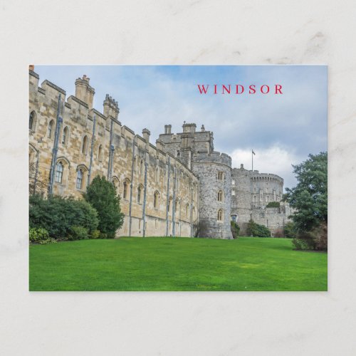 Windsor Castle view postcard