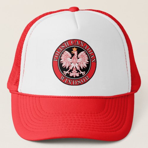 Windsor Polish Canadian Eagle Trucker Hat