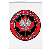 Windsor Round Polish Canadian Leaf (Front)