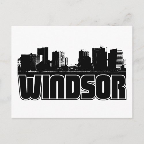 Windsor Skyline Postcard