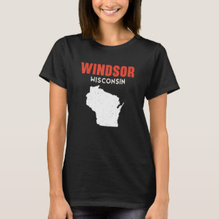 Windsor USA State America Travel Montanan Helena T-Shirt