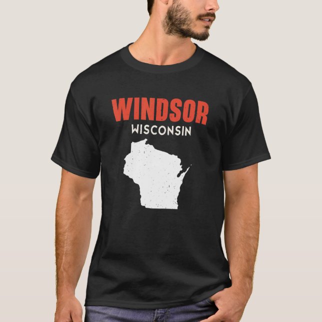 Windsor USA State America Travel Montanan Helena T-Shirt (Front)