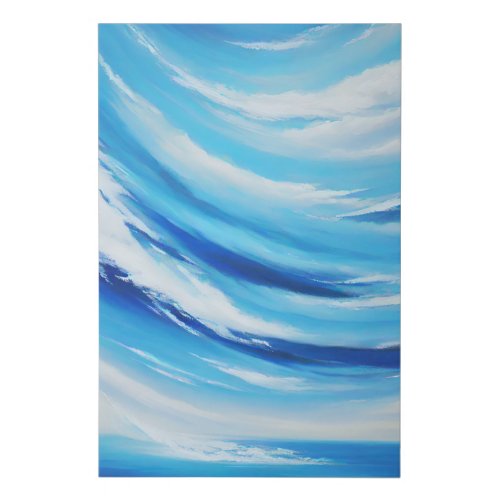 Windstorm Faux Wrapped Canvas Print