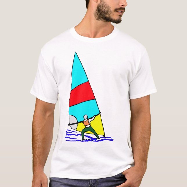 Windsurf Vivid Colors T-Shirt (Front)