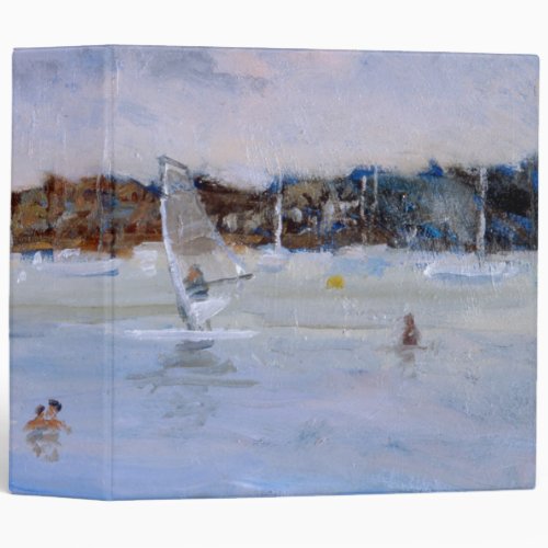 Windsurfer and Bathers Binder