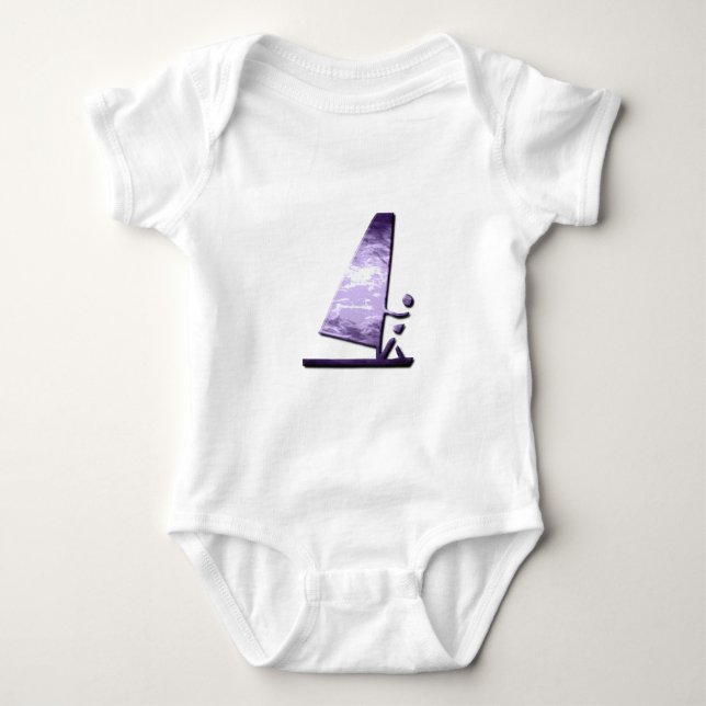 Windsurfer Design Baby T-Shirt Bodysuit (Front)