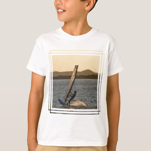 Windsurfer Image  Kid's T-Shirt (Front)