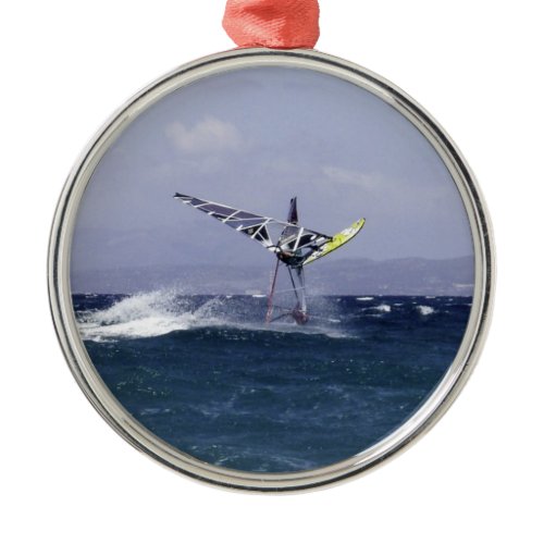 Windsurfer in the Air Ornament