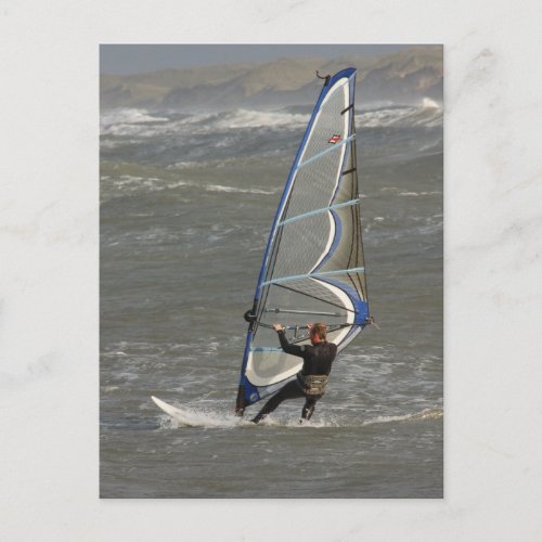 Windsurfer _ North Jytland Denmark Postcard